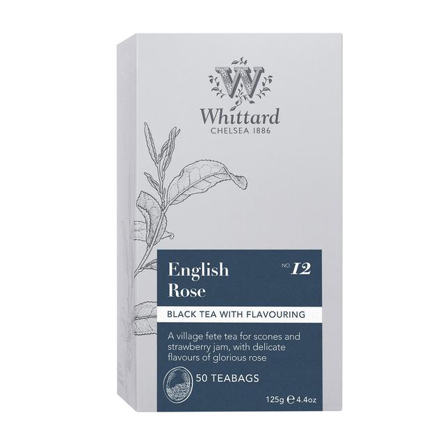 Whittard English Rose 50 Tea Bags