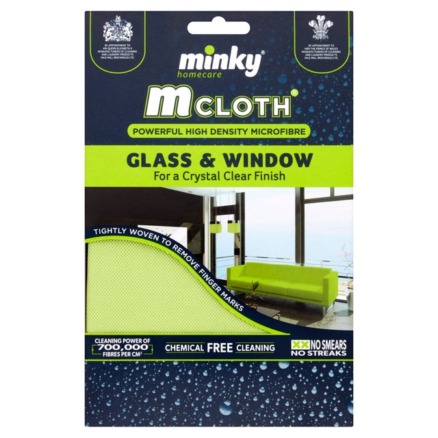 Minky M Cloth Glass & Window - Green