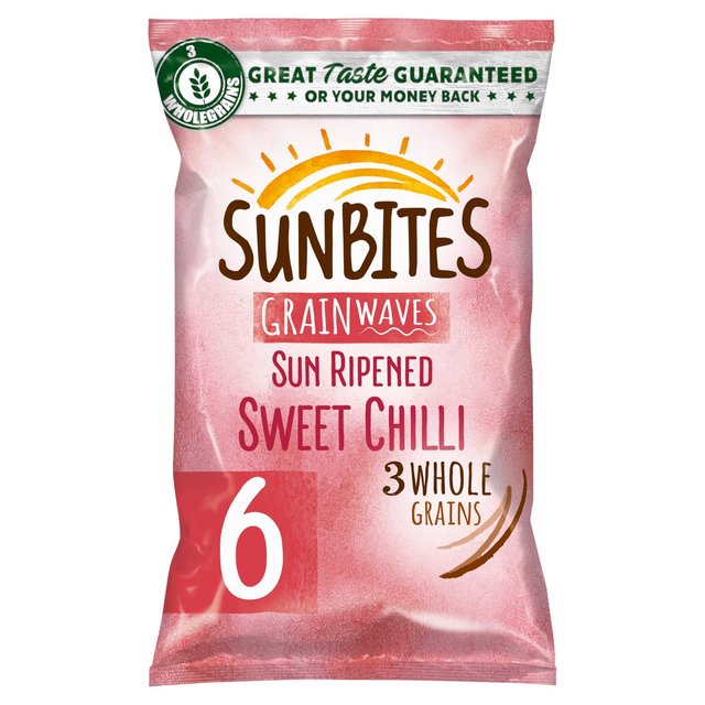 SunBites Sweet Chilli Multigrain Snacks 6 Pack