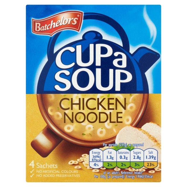 Batchelors Cup A Soup Chicken Noodle 4 Pack