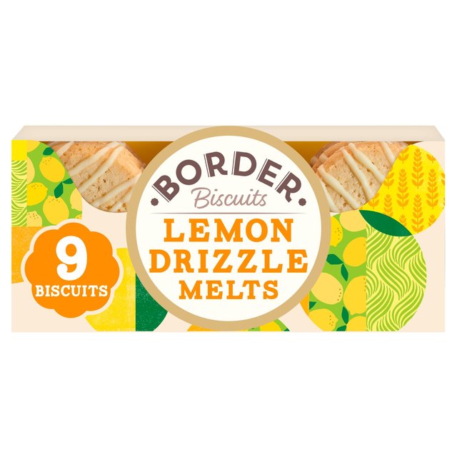 Border Biscuits Lemon Drizzle Melts 150g - 5.2oz
