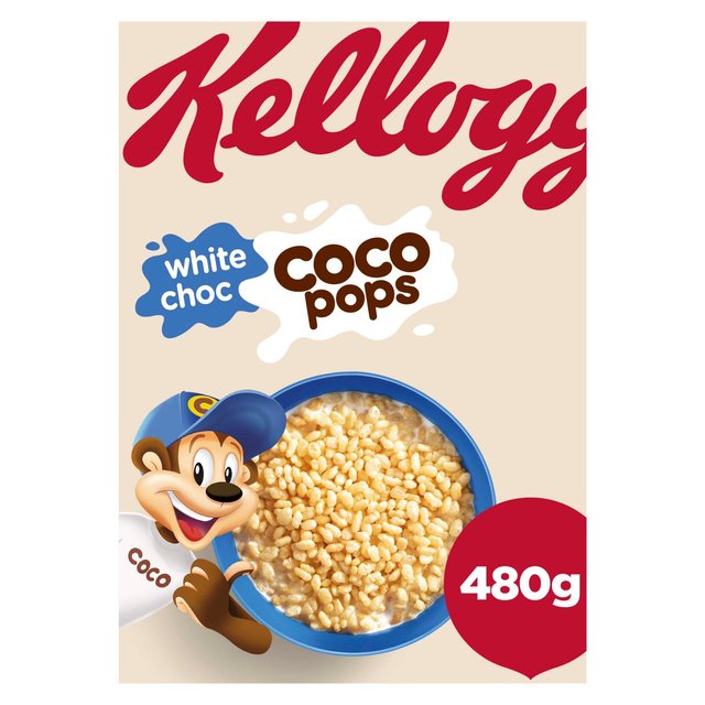 Kellogg's Coco Pops White Chocolate 480g - 16.9oz