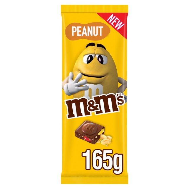 M&M's Peanut Chocolate Bar 165g - 5.8oz