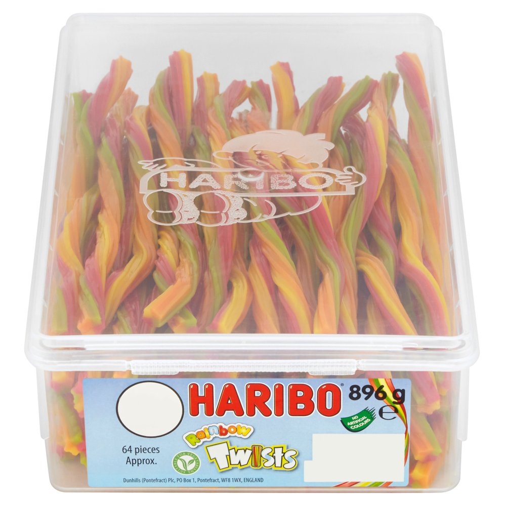 Haribo Rainbow Twists 896g - 31.6oz