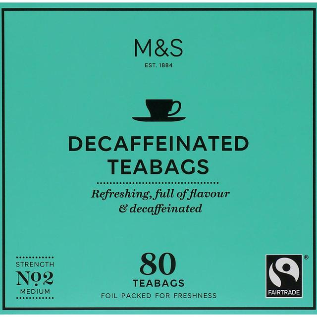 M&S Decaffeinated Teabags 80 Pack