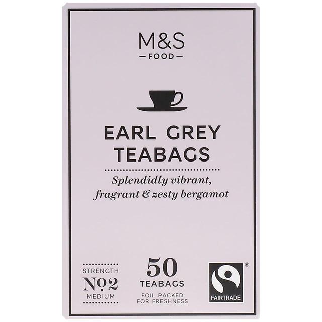 M&S Earl Grey Tea Bags 50 Pack