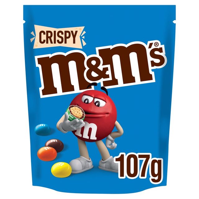 M&M's Crispy Chocolate Pouch 107g - 3.7oz