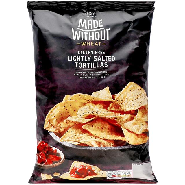 M&S Made Without Lightly Salted Tortilla Chips 200g - 7oz