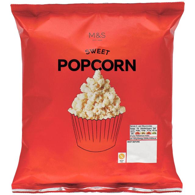 M&S Sweet Popcorn 80g - 2.8oz