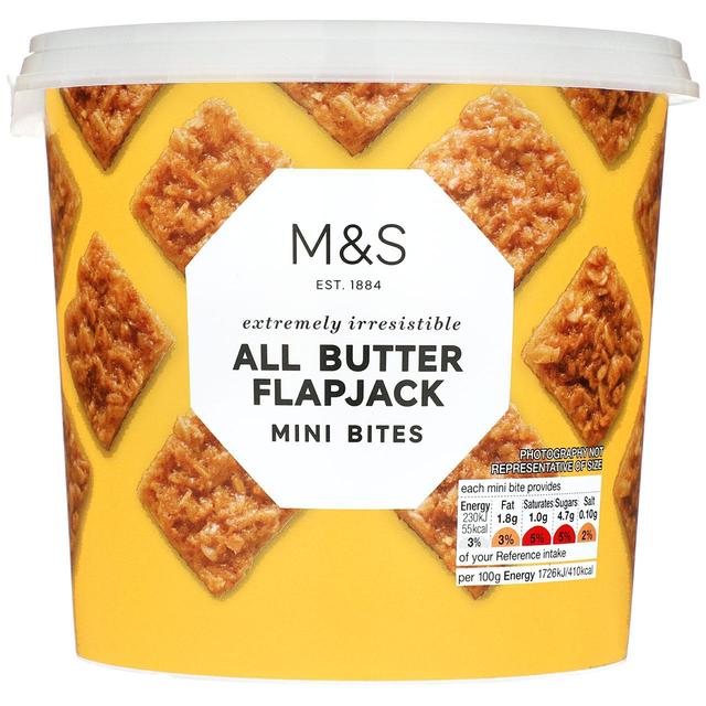 M&S All Butter Flapjack Mini Bites 320g - 11.2oz