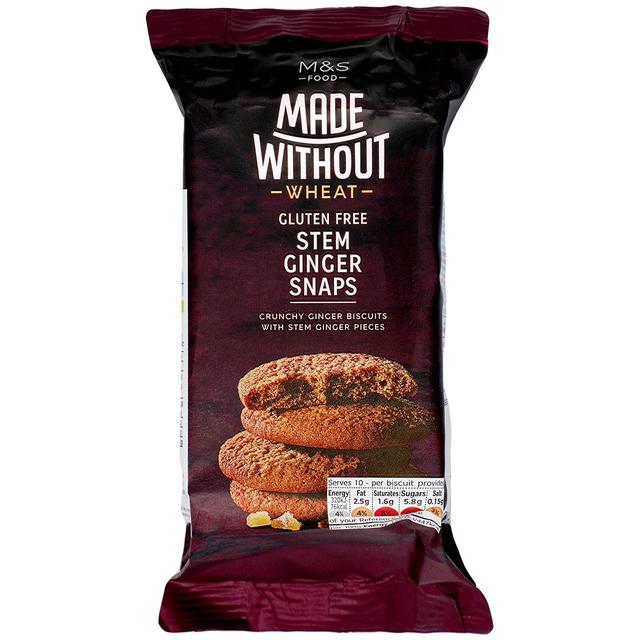 M&S Made Without Stem Ginger Snaps 170g - 5.9oz