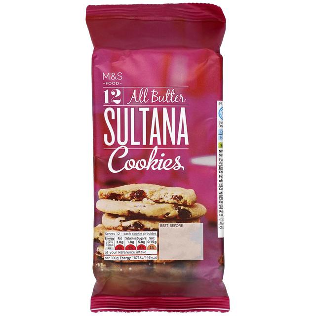 M&S Sultana Cookies 200g - 7oz