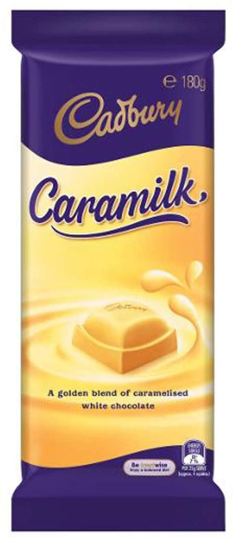 Cadbury Caramilk Chocolate Block 180g - 6.3oz