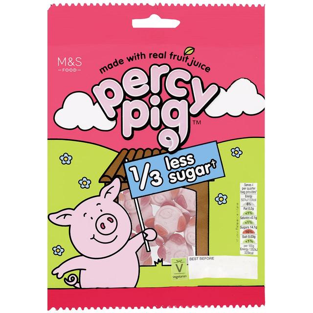 M&S Percy Pig Reduced Sugar 150g - 5.2oz
