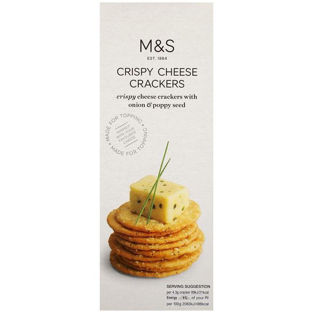 M&S Crispy Cheese Crackers 150g - 5.2oz