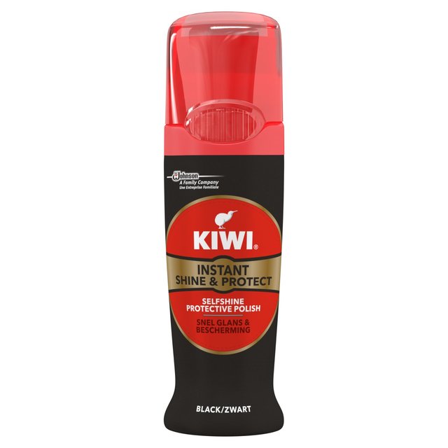 Kiwi Shoe Instant Shine & Protect Black 75ml - 2.5fl oz