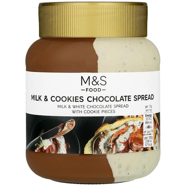 M&S Milk & Cookies Chocolate Spread 400g - 14.1oz