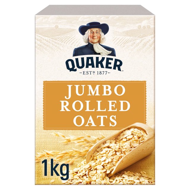 Quaker Oats Jumbo Rolled Oats Porridge 1kg - 35.2oz