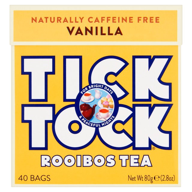 Tick Tock Rooibos Vanilla Chai 40 Tea Bags