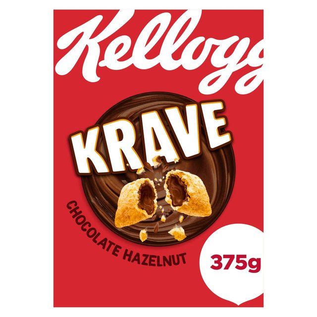 Kellogg's Krave Hazelnut Chocolate 375g - 13.2oz
