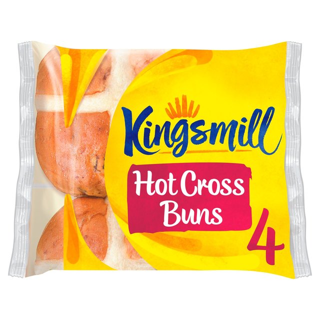 Kingsmill Hot Cross Buns 4 Pack