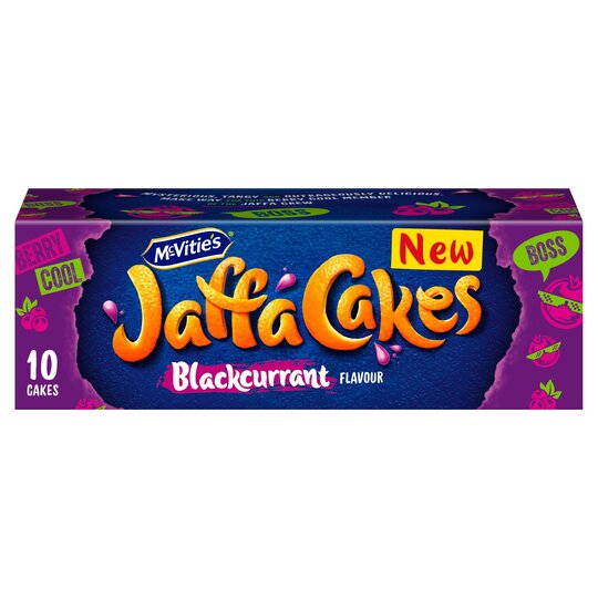 Mcvities Blackcurrant Flavour Jaffa Cakes 10 Pack