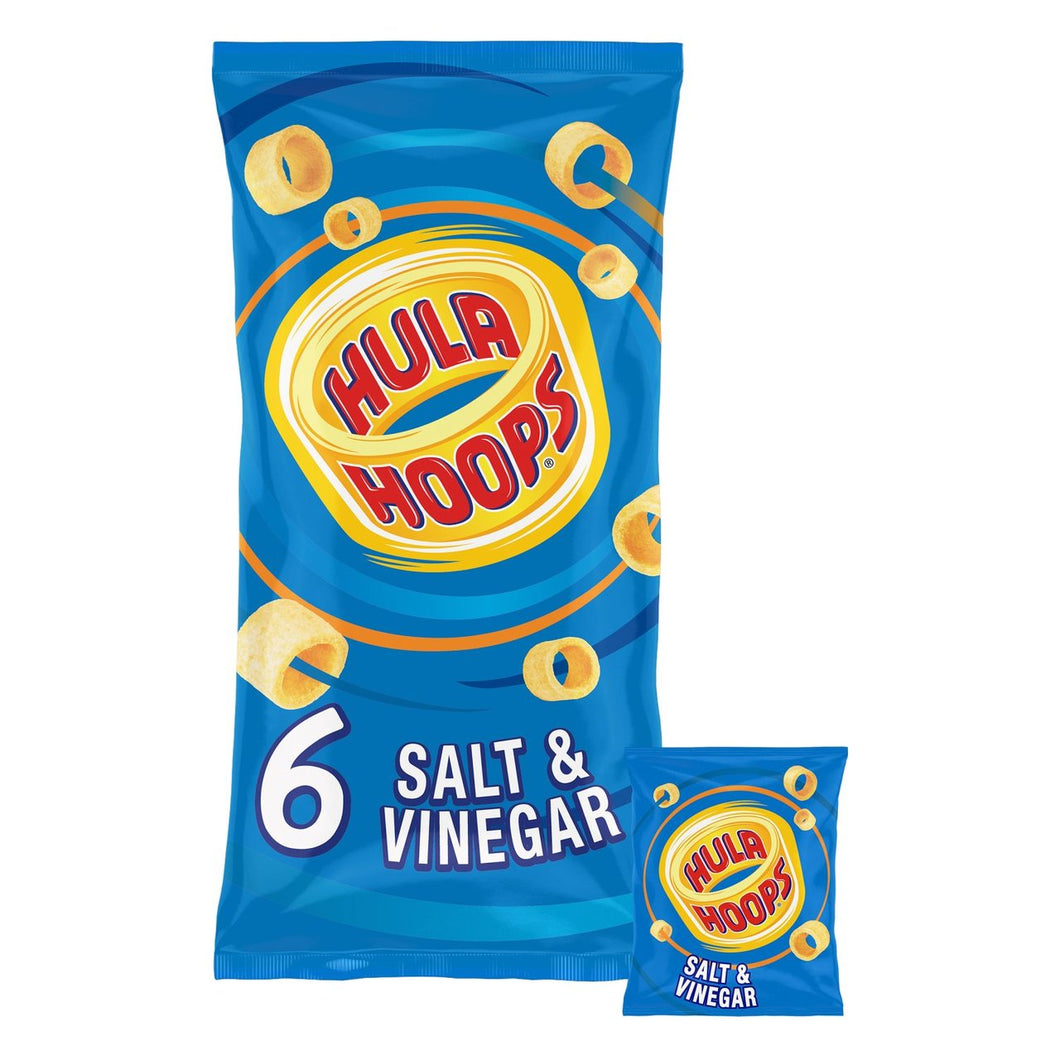 Hula Hoops Salt And Vinegar 6 Pack