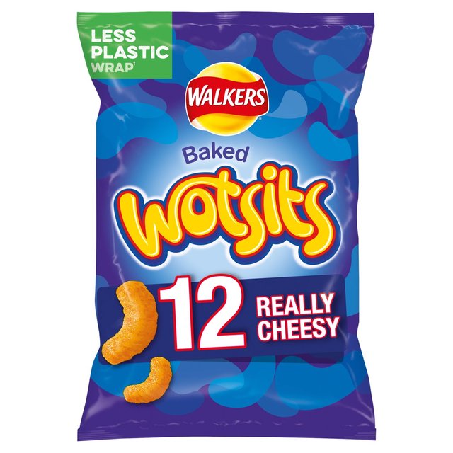 Walkers Wotsits Cheesy Snacks 12 Pack