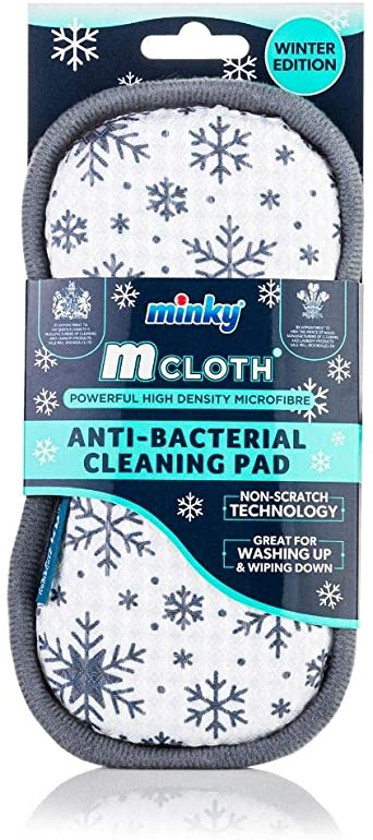 Minky M Cloth Anti-Bacterial Cleaning Pad - Winter Edition