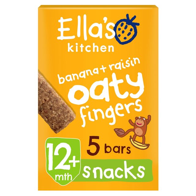 Ella's Kitchen Organic Bananas & Raisins 5 Oaty Fingers