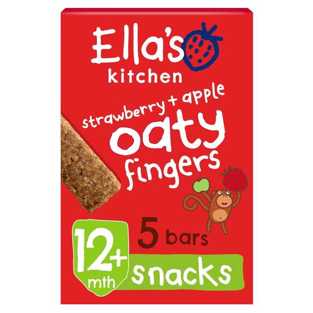 Ella's Kitchen Organic Strawberry & Apples 5 Oaty Fingers