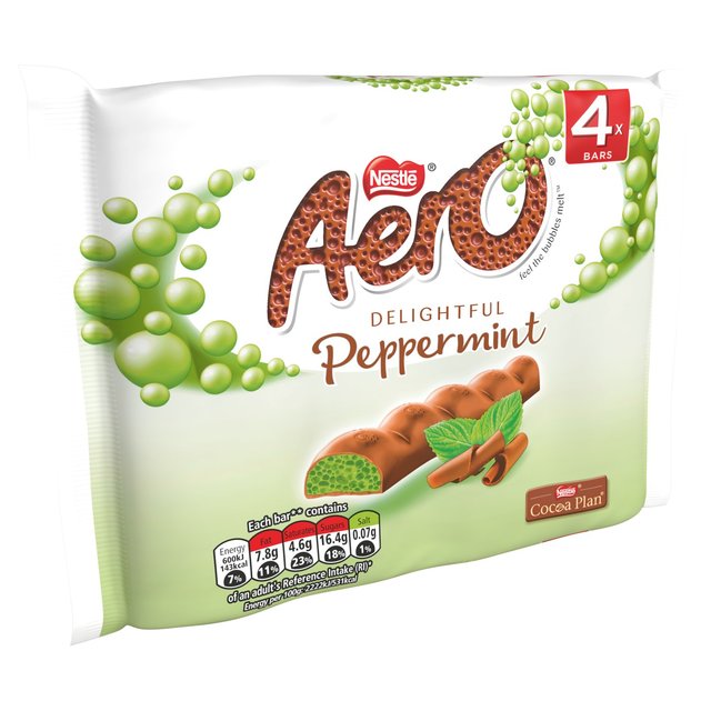 Aero Peppermint Mint Chocolate 4 Pack