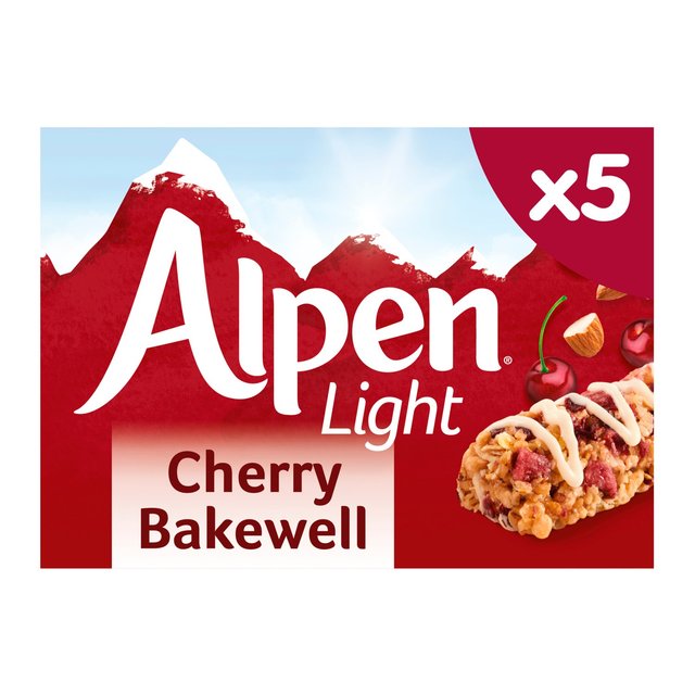 Alpen Light Cherry Bakewell Cereal 5 Pack