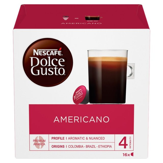 Dolce Gusto Caffe Americano Pods 16 Pack