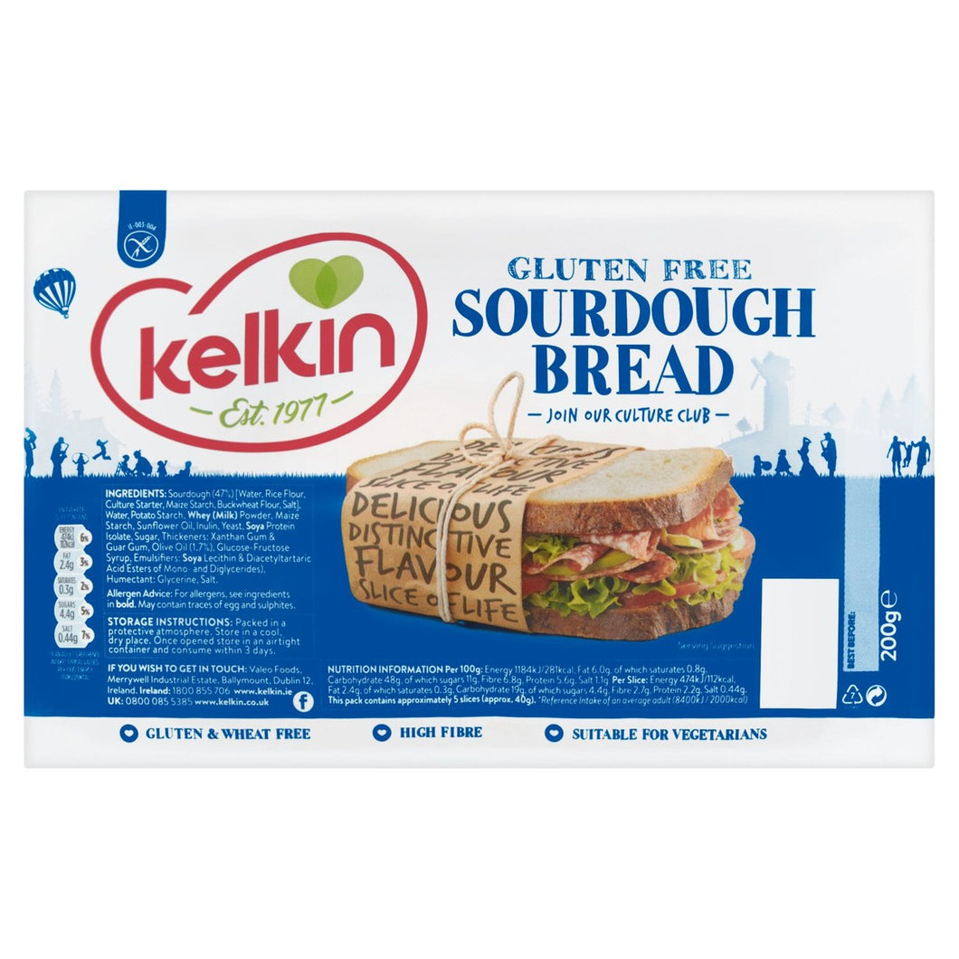 Kelkin Sourdough Bread Gluten Free 200g - 7oz