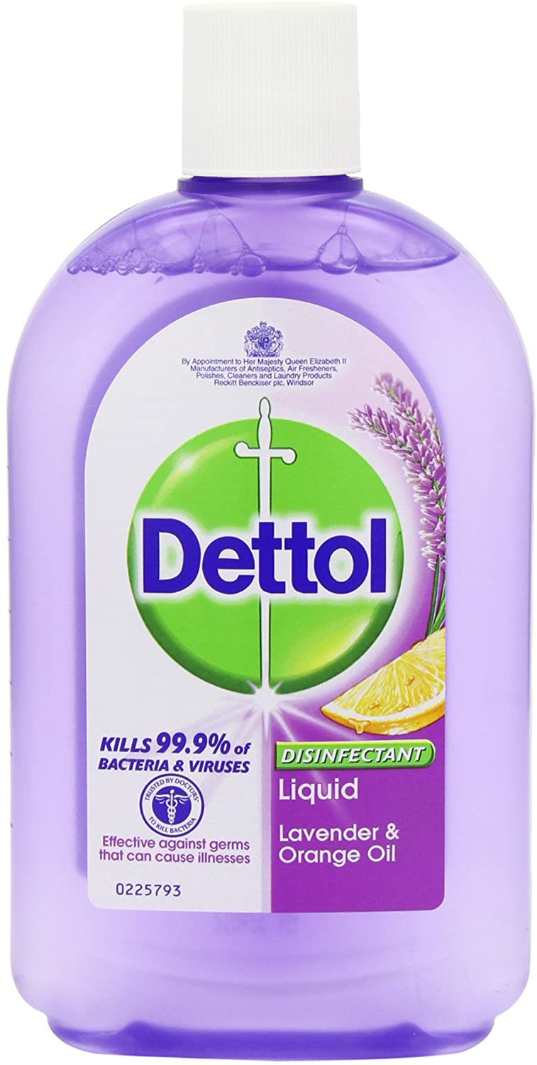 Dettol Disinfectant Liquid Lavender & Orange 500ml - 16.9fl oz