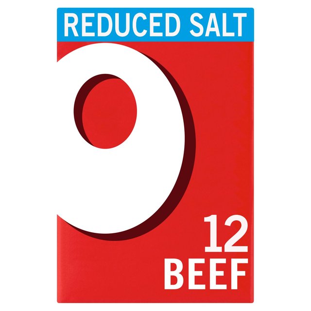Oxo 12 Reduced Salt Beef Stock Cubes 71g - 2.5oz