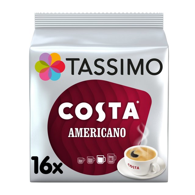 Tassimo Costa Americano Coffee Pods 16 Drinks