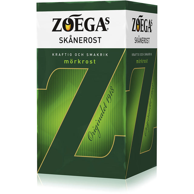 Zoega Skanerost Dark Roast Ground Filter Coffee 450g - 15.8oz