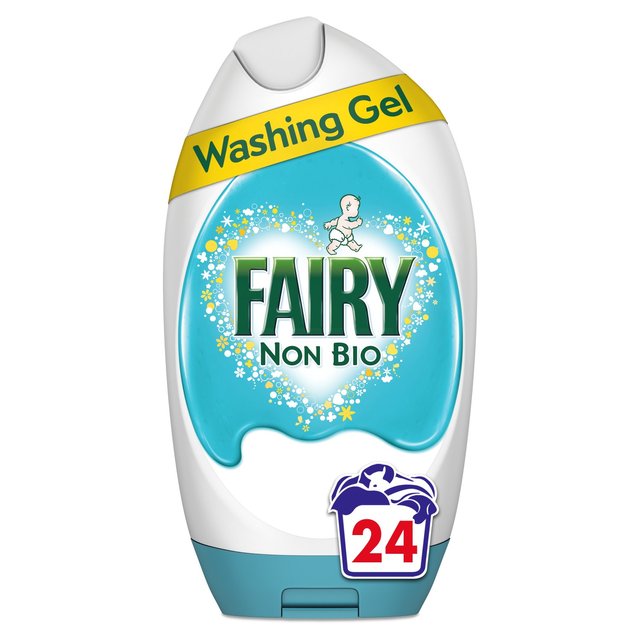Fairy Non Bio Washing Liquid Gel for Sensitive Skin 24 Washes 888ml - 30fl oz