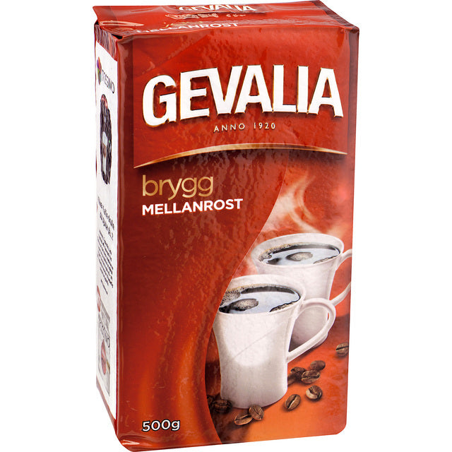 Gevalia Kaffe Mellanrost Medium Roast Ground Filter Coffee 450g - 15.8oz