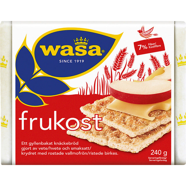 Wasa Frukost Wheat Crispbread with Poppy Seed 240g - 8.4oz