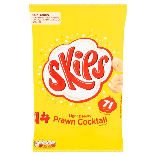 Skips Prawn Cocktail Snacks 14 Pack