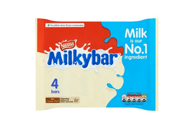 Milkybar White Chocolate 4 Pack