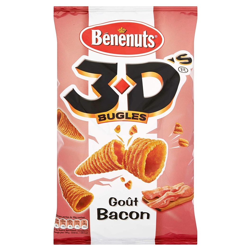 Benenuts 3D Bugles Bacon 85g - 2.9oz