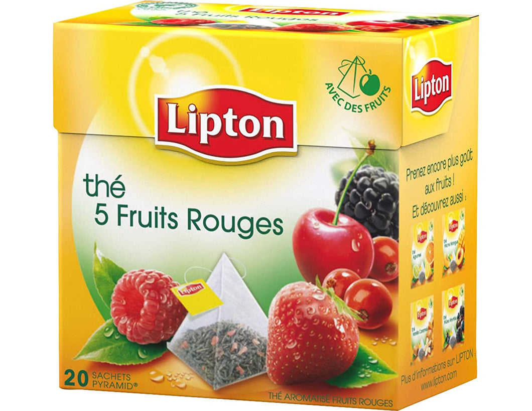 Lipton 5 Red Fruit Tea 20 sachets 34g