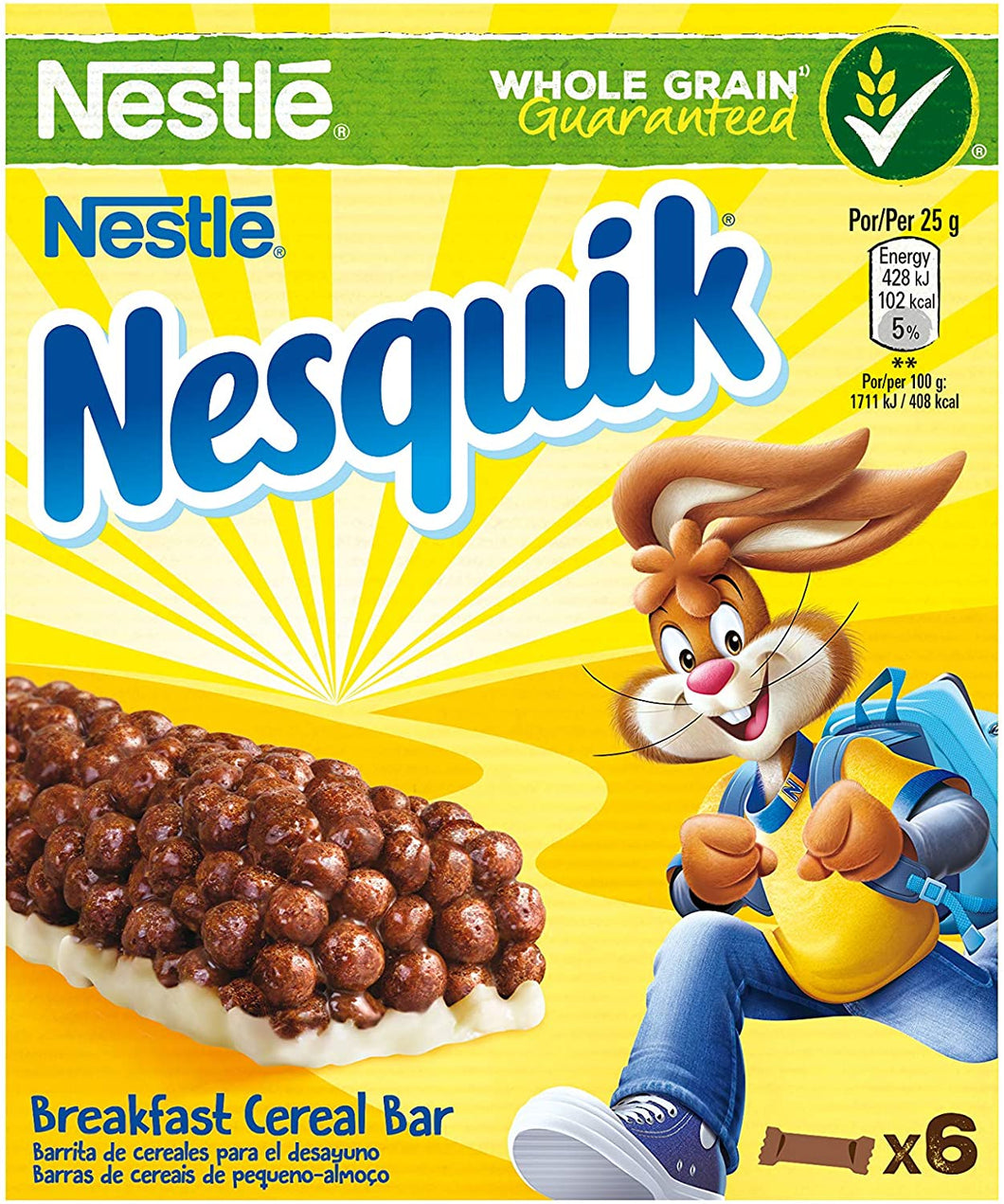 Nestle Nesquik Cereal Bars 6 Pack