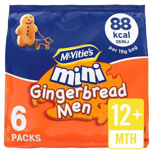 McVitie's Mini Gingerbread Men 6 Pack