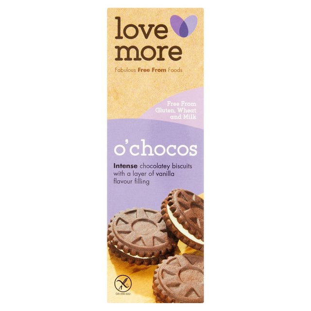 Lovemore Free From O'Choco Biscuits 125g - 4.4oz