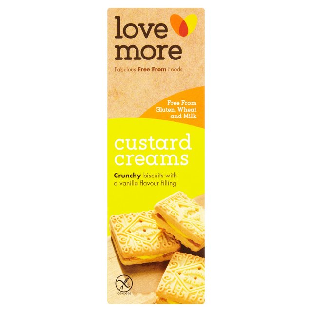 Lovemore Free From Custard Creams 110g - 3.8oz